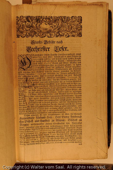 Antique book: page 1