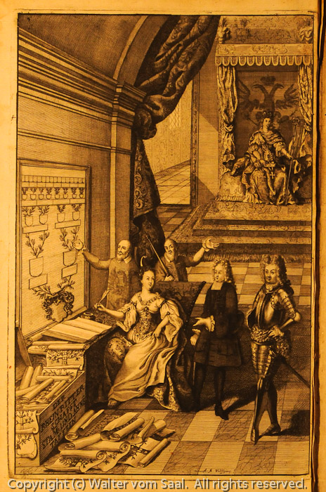 Antique book: frontispiece
